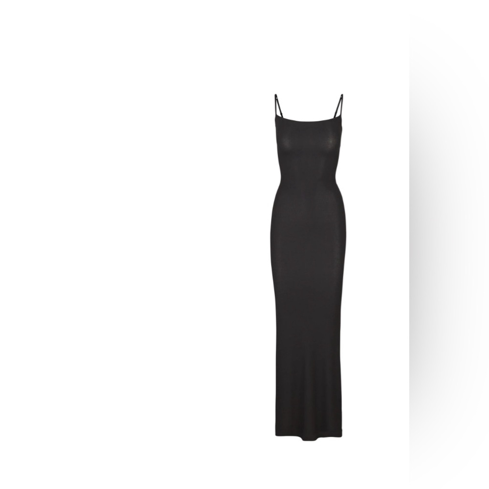 Skims soft lounge dress long black